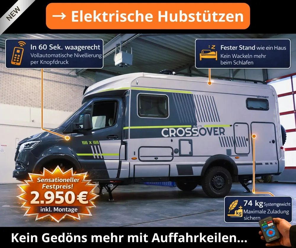 Campexx Kampagne, Elektrische Hubstützen